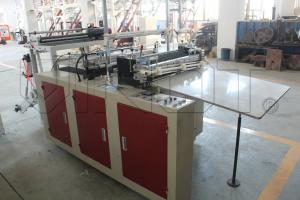  HDPE Flat Small Plastic Film Bag Making Machine Speed 30 - 130pc / min 1500W Manufactures