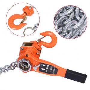 China Steel Lifting Forged Hook 2 Ton G80 Chain Pulley Hoist on sale