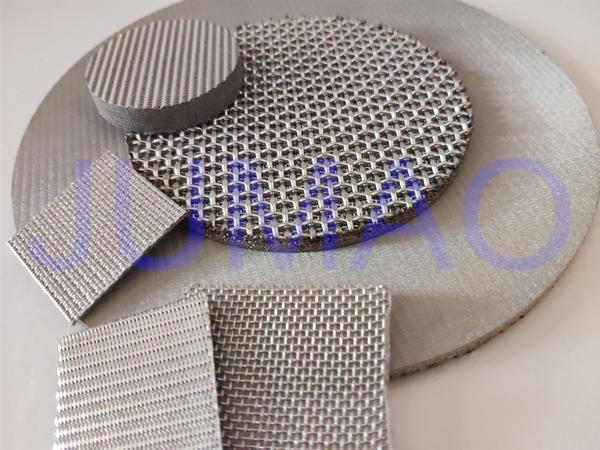 Filter Rating Sintered Filter Mesh 1-100 Micron Heat Resistance And Steady