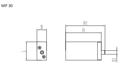 Small Size Digital Vacuum Pressure Switch -1 Bar To 0 Bar Measuring Range