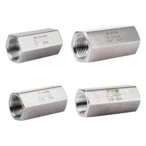 China NPT/BSPP/BSPT Thread Pneumatic One Way Non-Return Check Valve with ISO 9001 Standard on sale