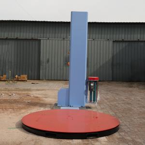  Stainless Steel Pallet Stretch Wrapping Machines 1.65m Dia Turntable Stretch Wrapper Manufactures