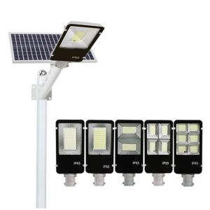  100W IP65 Street Solar Led Lights Toothbrush Shape ABS Material Manufactures
