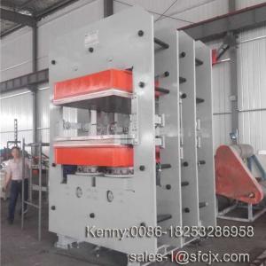  1200x1200 mm Frame Type Plate Hydraulic Curing Press for Rubber Plate / Rubber Carpet Manufactures