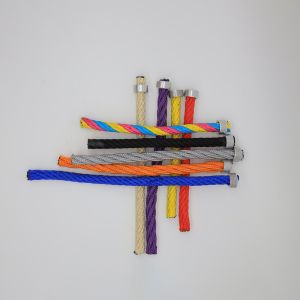 Buy cheap PP Polypropylene Outdoor Playground Rope 6 Strand 16mm With Steel Core from wholesalers