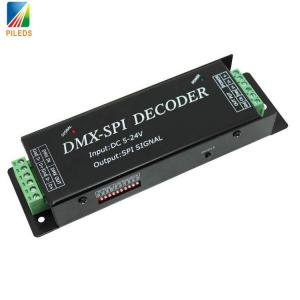 China DC5v 24v Dmx To Spi Pixel Decoder 3 Pin For Rgb LED Strip control on sale