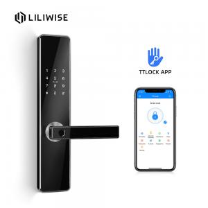  Smart Bluetooth Door Lock Wifi App Remote Identification Fingerprint Security Lock Manufactures