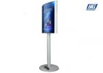 Double Sided Dispaly Mobile Poster Display Boards Snap Open Aluminum Frame
