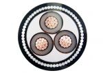15KV 33KV Medium Voltage 3 Core Steel Wire Armoured Cable For Canal, Water And