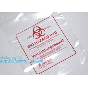 Infectious Emergency Autoclavable Biohazard Bag On Roll Warning Label/Sterilizat