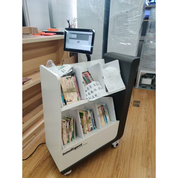 Mobile Inventory Trolly Library RFID Reader Smart Book Management Device