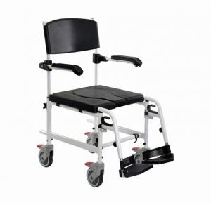  Stainless Commode Chair With Wheels OEM Portable Toilet For Elderly Manufactures