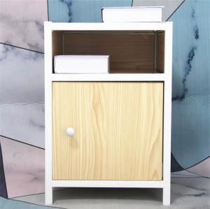  Customized SGS 510mm Wood Metal Bedside Table Manufactures