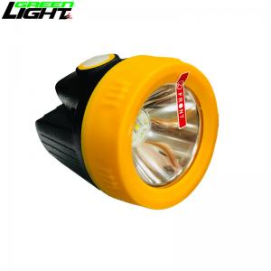 China Wireless Mining Head Light , IP68 10000lux USB Charging LED Mining Cap Lamp on sale