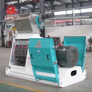 China Hammer Mill Feed Grinder Feed Processing Plant Machine 22kw on sale