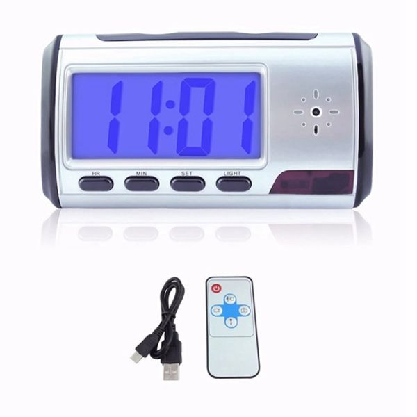 Voice Recording Wifi Camera Clock With Remote Controller / 1280 * 960 Resolution