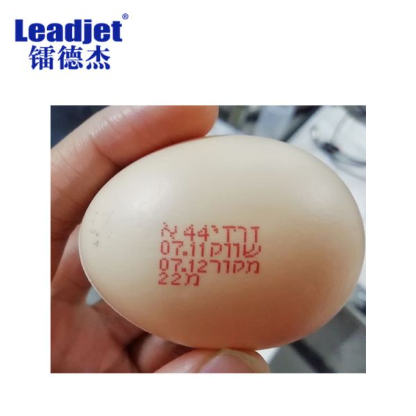 S600 Egg Inkjet Printer 20mm Max Font Height 4 Lines For Label Printer