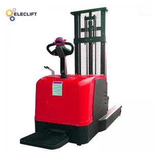  Pneumatic Tire Warehouse Forklift Trucks Electric Reach Stacker For Logistics Operations Manufactures
