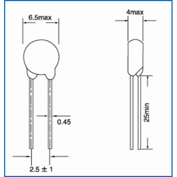 MF11 NTC Thermistor 10K 15K 20K 100K 150K 200K 470K For Power Supply