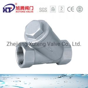  Threaded Y-Type Strainer CE Approved with 24 Months After-sales Service in Silver Manufactures