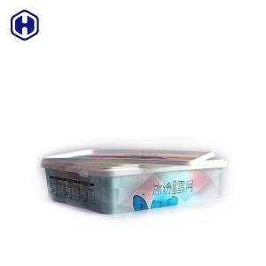 China Durable Ice Cream Cake IML Box / Polypropylene Containers With Lids on sale