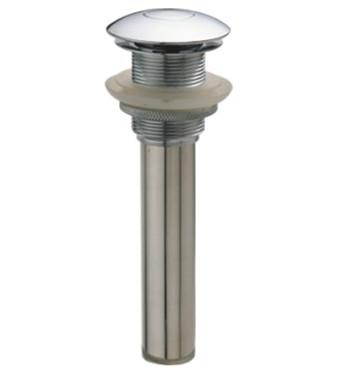 Quality 1 - 1 / 4" Chrome Plated Push Button Bath Brass Pop Up Waste High Pop-Up Height for sale