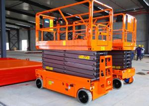  Manganese Steel Construction Scissor Lift 10m Movable Self Propelled Manufactures