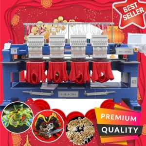  Cheaper than barudan embroidery machine prices HO1504H400*450mm 4 heads embroidery machine with free embroidery machine Manufactures