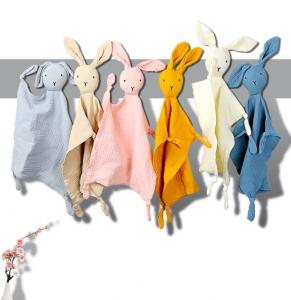  Baby pure cotton comforter baby sleeping doll rabbit comforter handkerchief comforter toy Manufactures