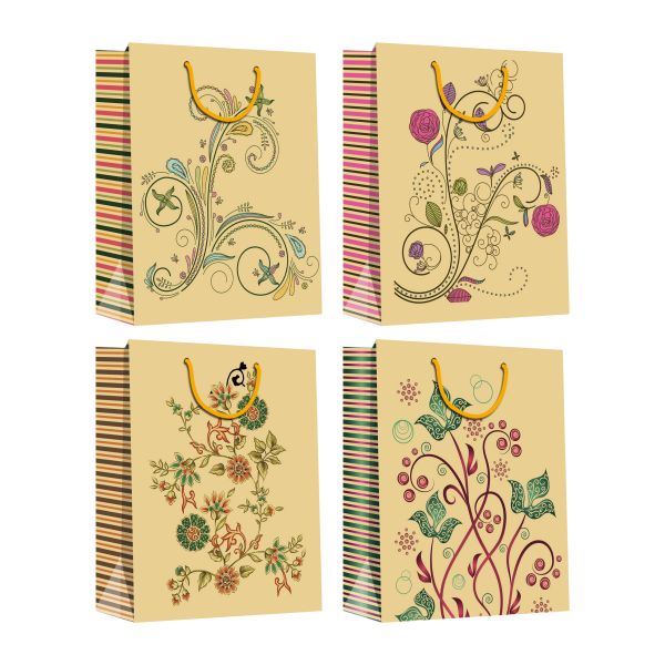 2016 High Quality Recyclable Custom Printed Kraft Paper Bag