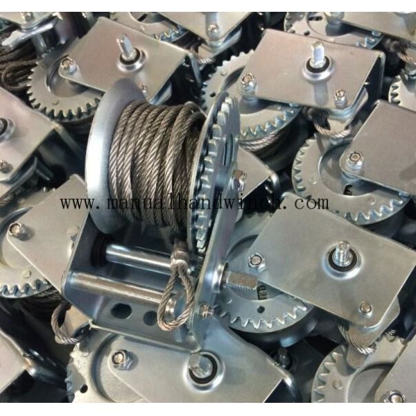 Small 600LBS 3000LBS Manual Drum Winch