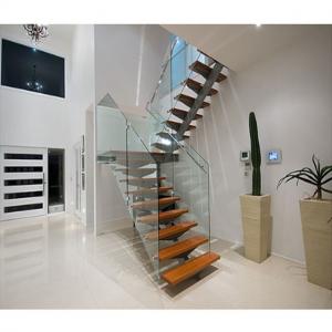 China Floor Mounted Frameless Glass Balustrade Kits Including Top Rail on sale