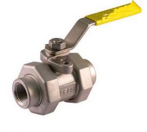 China Stainless Steel 5 Piece Full Port Ball Valve with Double Union End 3000 WOG on sale