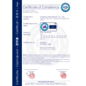 YUEQING VSELE ELECTRIC CO.,LTD. Certifications