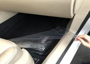 China Polyethylene Protective Film / Solvent Adhesive Clear Carpet Protector Film For Cars on sale