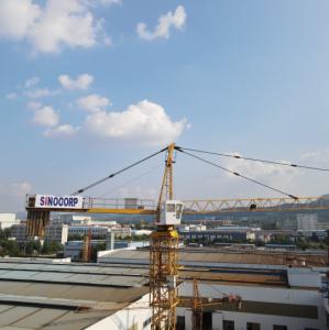 China Sinocorp 10 Ton Tower Crane With 50m Height Jib Length 60m on sale