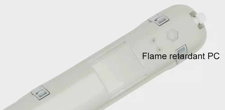 Simple Design Weatherproof LED Fitting IK08 IP65 Waterproof For Supermaket