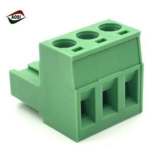 Buy cheap 5.08mm pitch female type pluggable screw terminal block with flange ear FPC2.5 from wholesalers