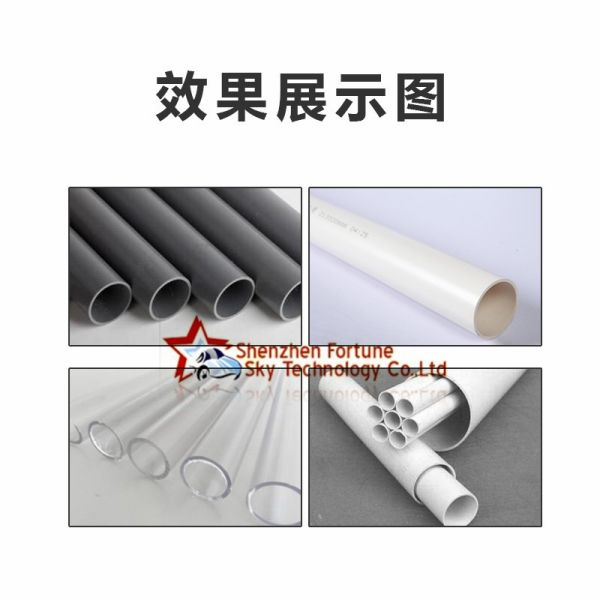 Automatic computerized circular cutting machine PVC plastic tube free chip cutting tool without burrs extrusion ring cut