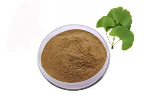  Food Grade Nutritional Brown Ginkgo Biloba Leaf Extract Powder Manufactures