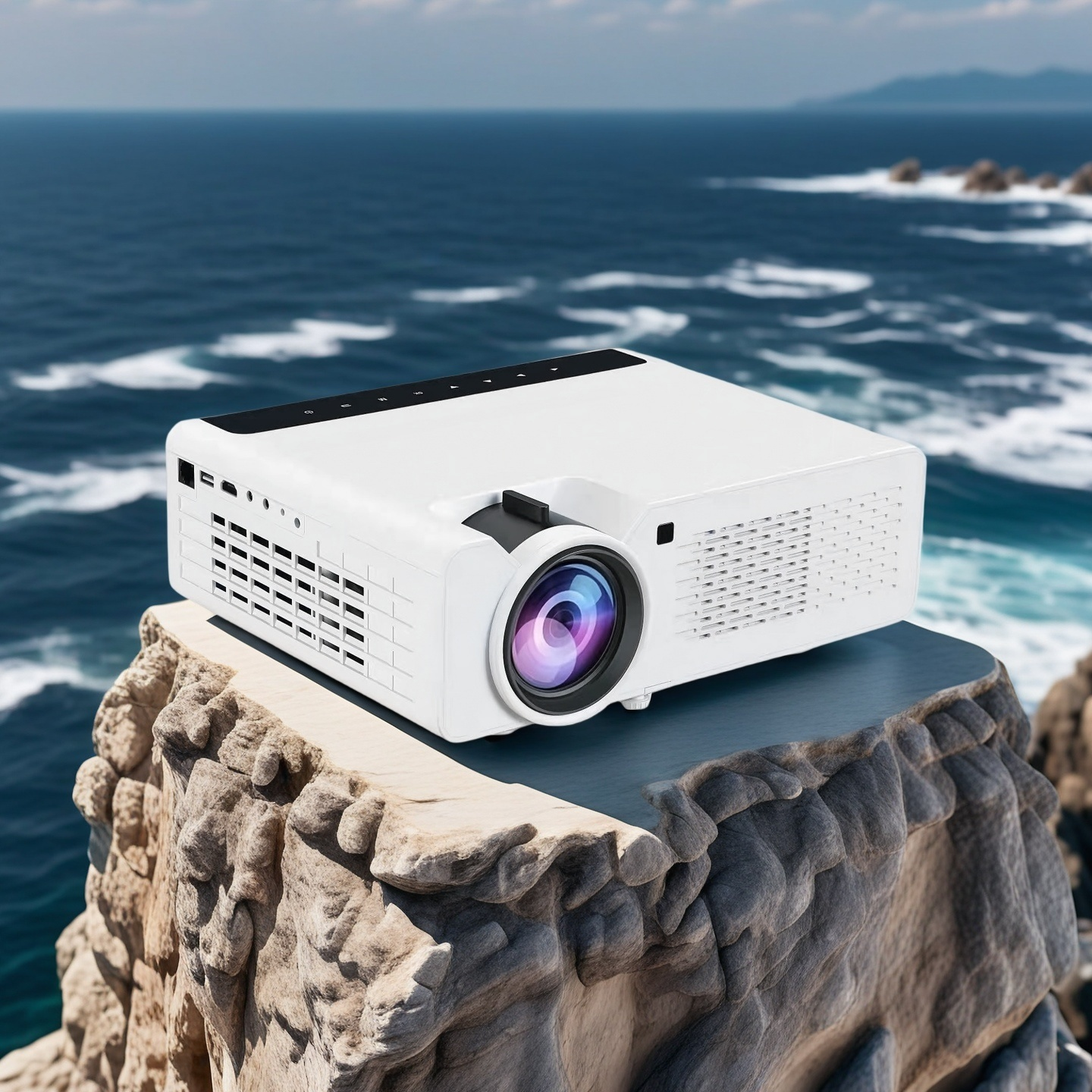 China W1 Native 1080P HD Projector Smart Android Projector 800 ANSI Lumens on sale