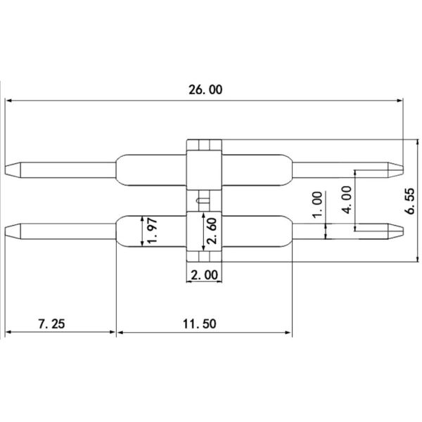 LED SMD jumper speedy and safety terminal function 2 pin pitch:4.0mm/0.157in