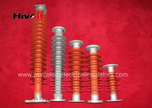 China 35kV ~ 66 KV Station Post Insulators / Solid Core Post Insulators Red Color on sale