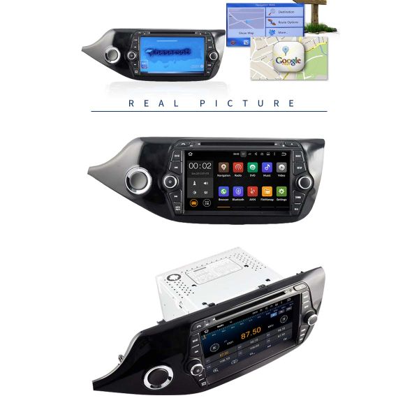 7 Inch Car Stereo That Works With Android , KIA CEED Bluetooth DVD Player For Car