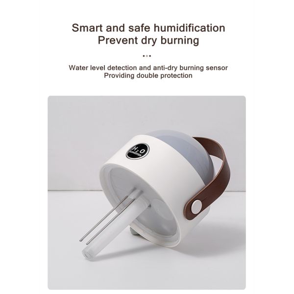 HOMEFISH Rechargeable Battery Essential Oil Diffusers 550ml Projection Air Humidifier