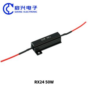 Buy cheap RXG24 Black Aluminum Shell 50W Wire Wound Braking Resistor from wholesalers