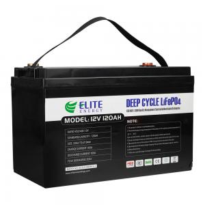 China Lithium Ion IP56 12V LiFePO4 Battery 120Ah Without Memory Effect on sale