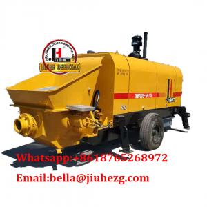  Diesel And Electric Power Type Tow Behind Trailer Stationary Station Concrete Pump Schwing Stetter Concrete Pumps Manufactures