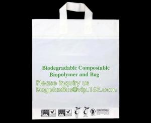 China corn starch based biodegradable shopping bags, Bio-organic fertilizer, eco bags, bio bags, biopolymer, potato starch pac on sale