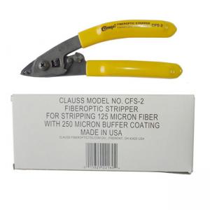  Small Size 2 Holes Fiber Optic Cable Tools Stripping Tool 165mm Length Yellow Handle Manufactures